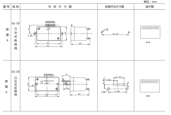 JSL-15外形結(jié)構(gòu)及開(kāi)孔尺寸圖